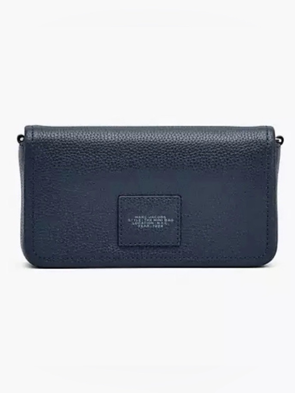 Marc Jacobs The Leather Mini Bag Blue Sea Crossbody NWT $195 - Picture 2 of 6